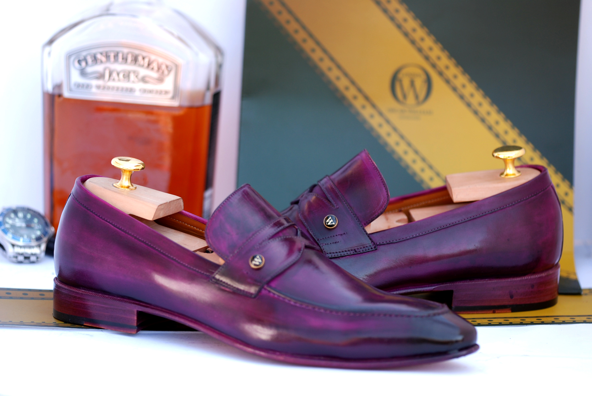 Handmade Classic Loafers (Lilien Road) Designer Luxury Footwear