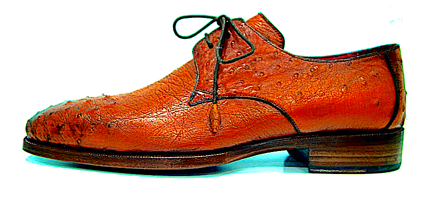 Luxury Handmade Original Ostrich Shoes (Raphael)