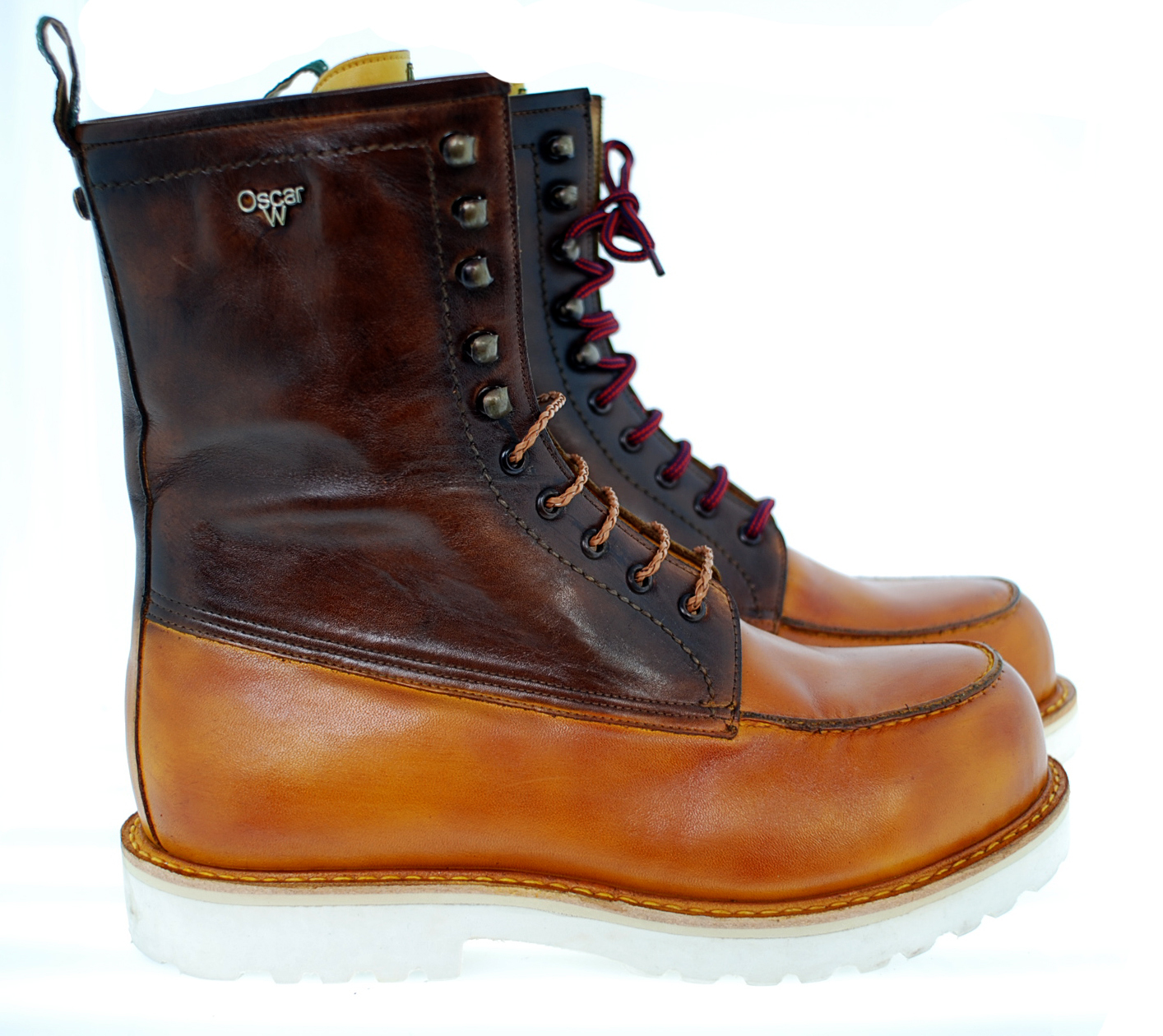 New Handmade Moc Toe Long Boots (Camden Town ) ID 1051