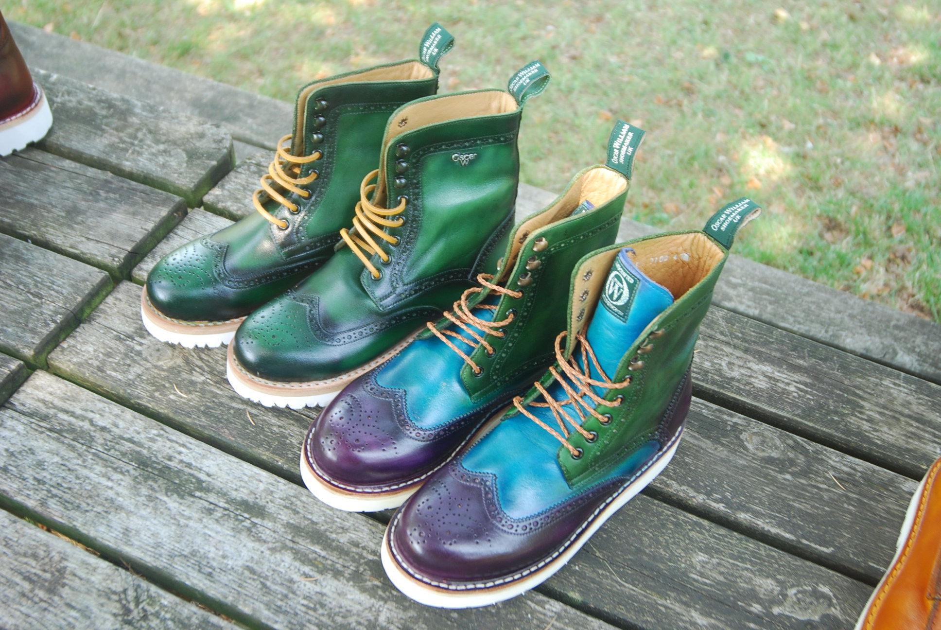 New Full Brogue Handmade Boots (Camden Town) ID 7100