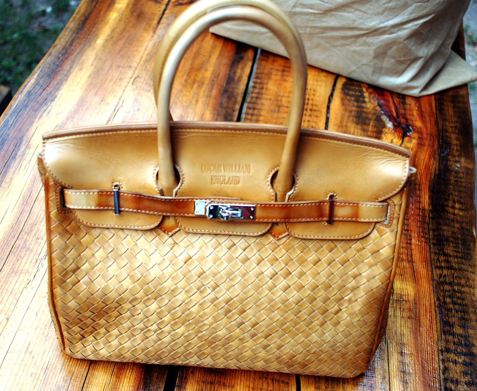 English classic Luxury woven Ladies handcrafted bags (Donna)