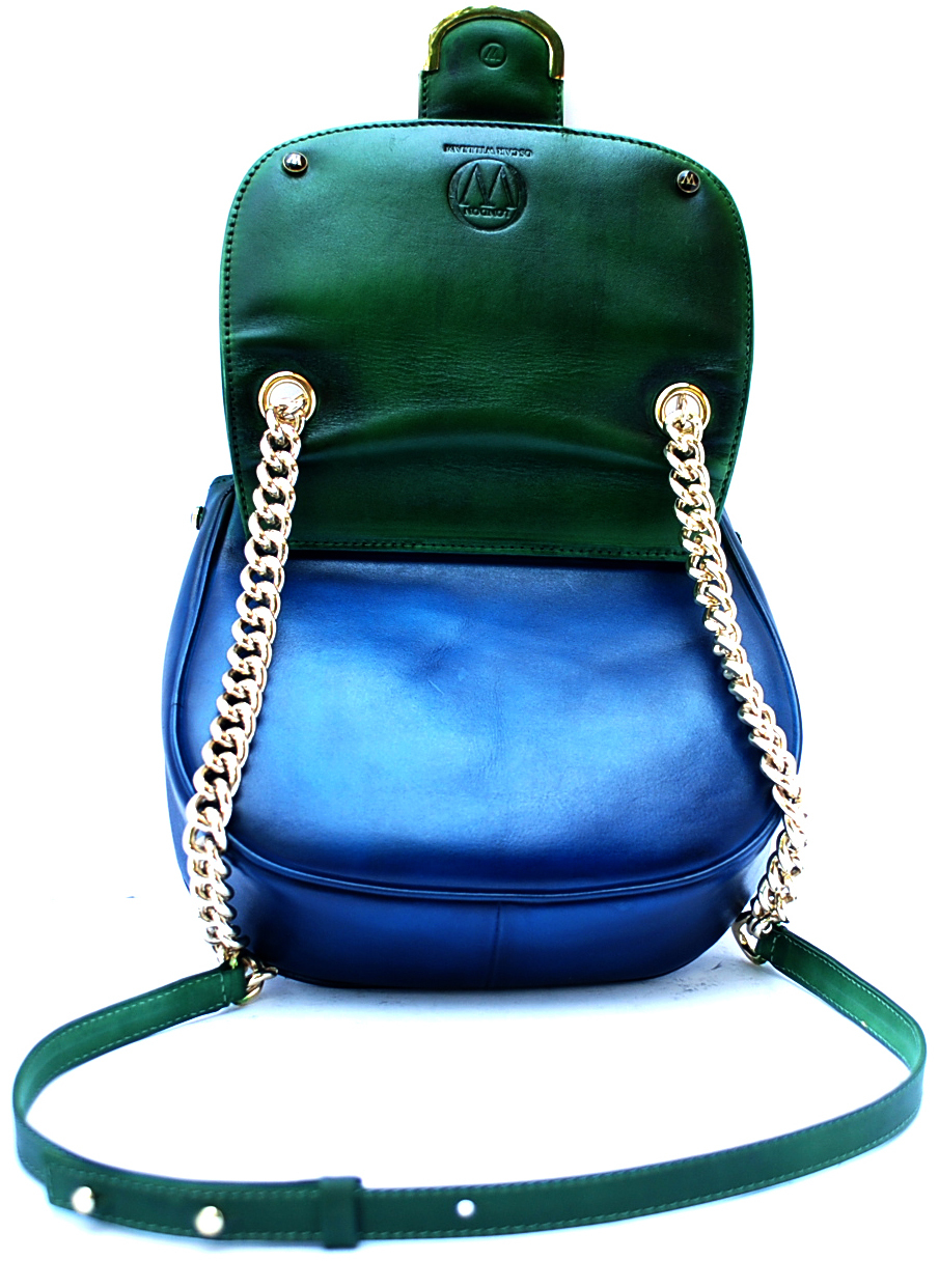 Handmade luxury multi color Hand Painted Ladies bag (Juliet)