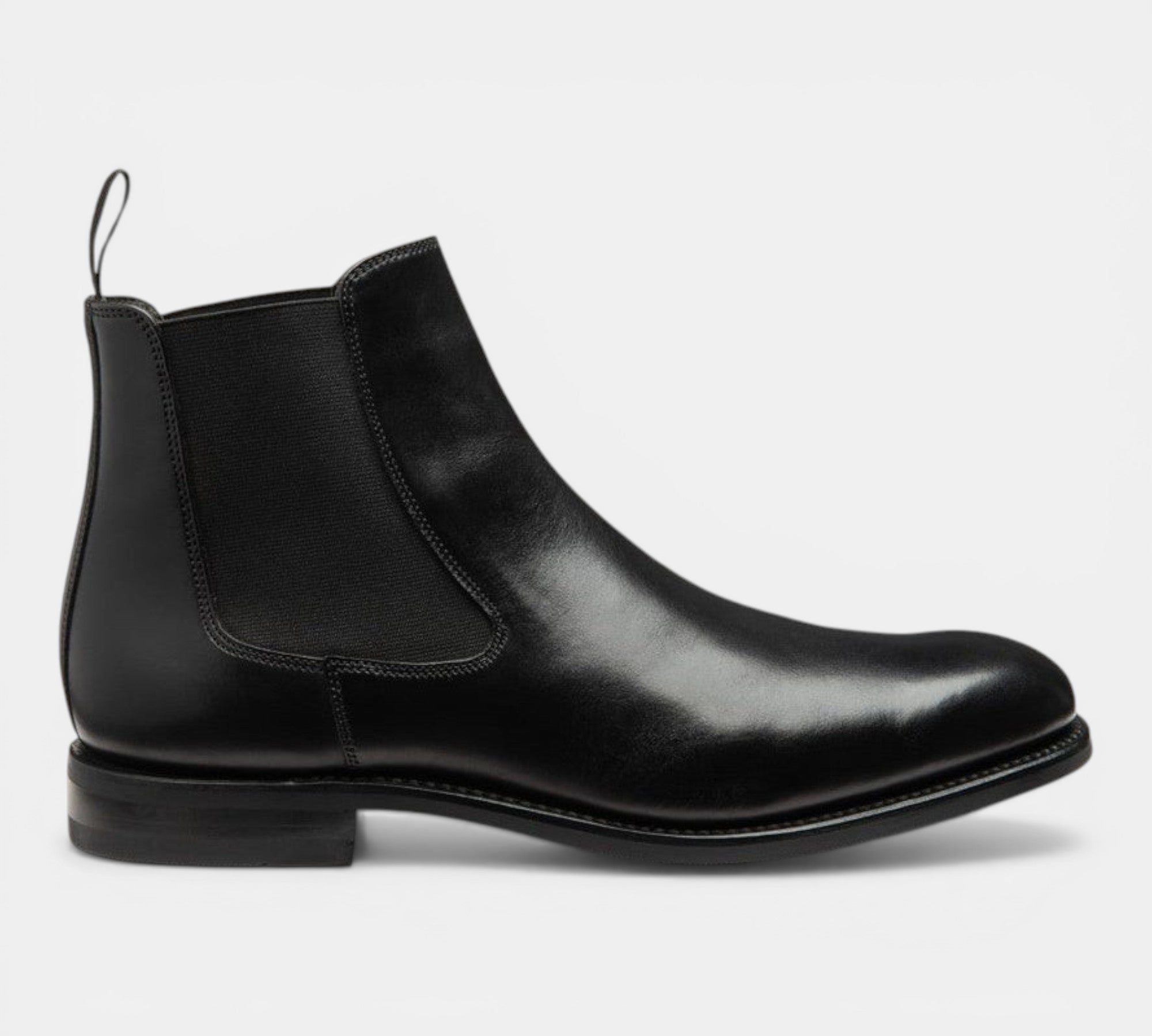 Loake Wareing Black Chelsea Boots | Goodyear Welted Leather