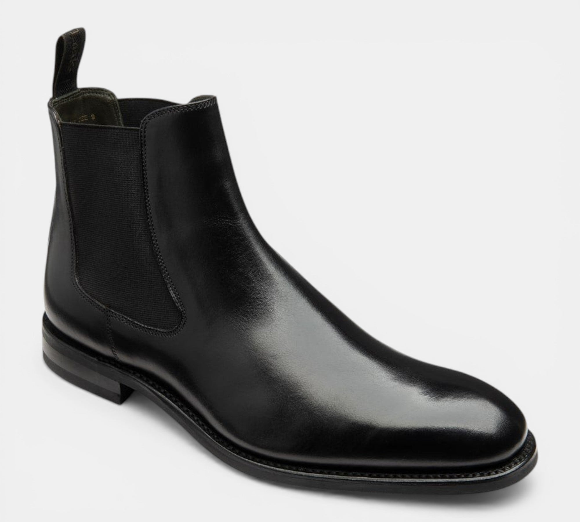 Loake Wareing Black Chelsea Boots | Goodyear Welted Leather