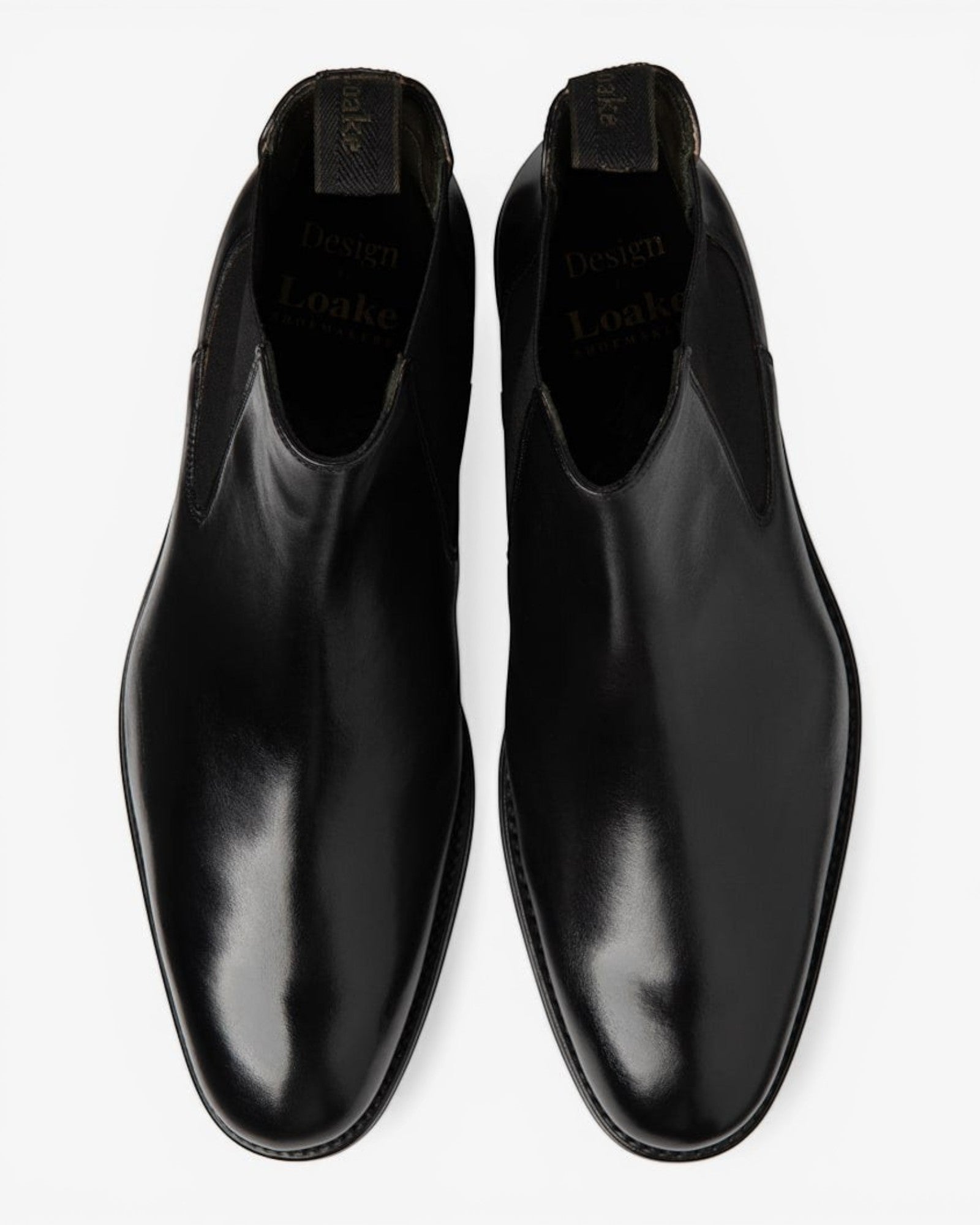 Loake Wareing Black Chelsea Boots | Goodyear Welted Leather