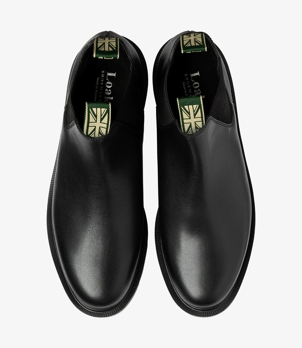 Loake McCauley Black Chelsea Boots | Handmade in England