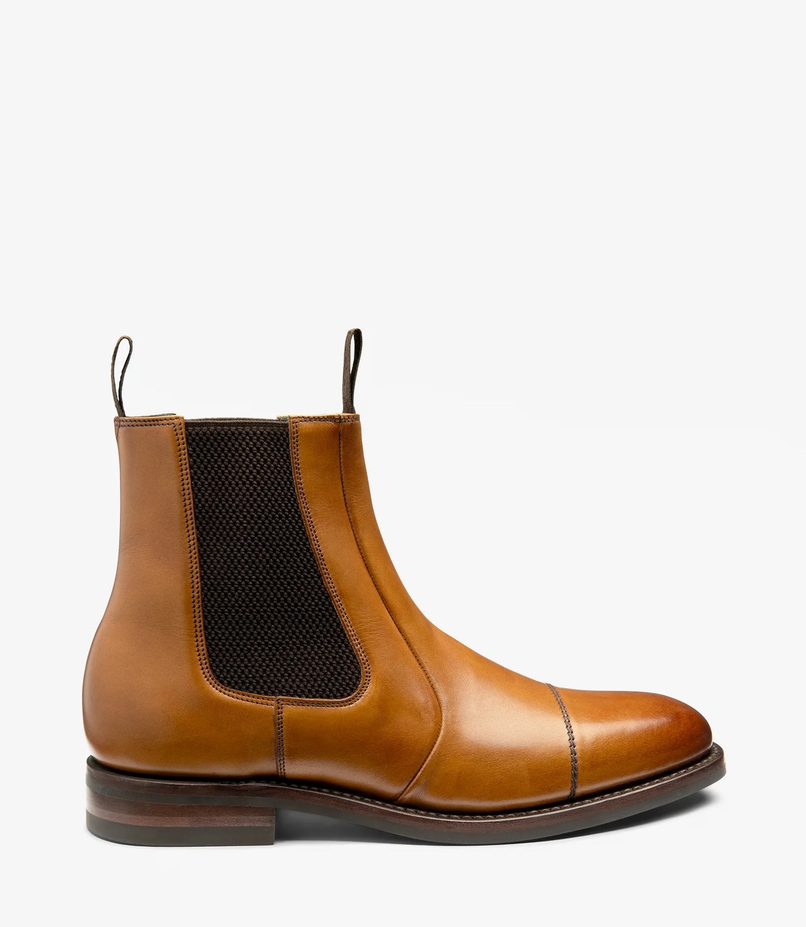 Loake Newbury Tan Chelsea Boots | Goodyear Welted Leather