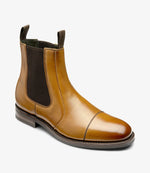 Loake Newbury Tan Chelsea Boots | Goodyear Welted Leather