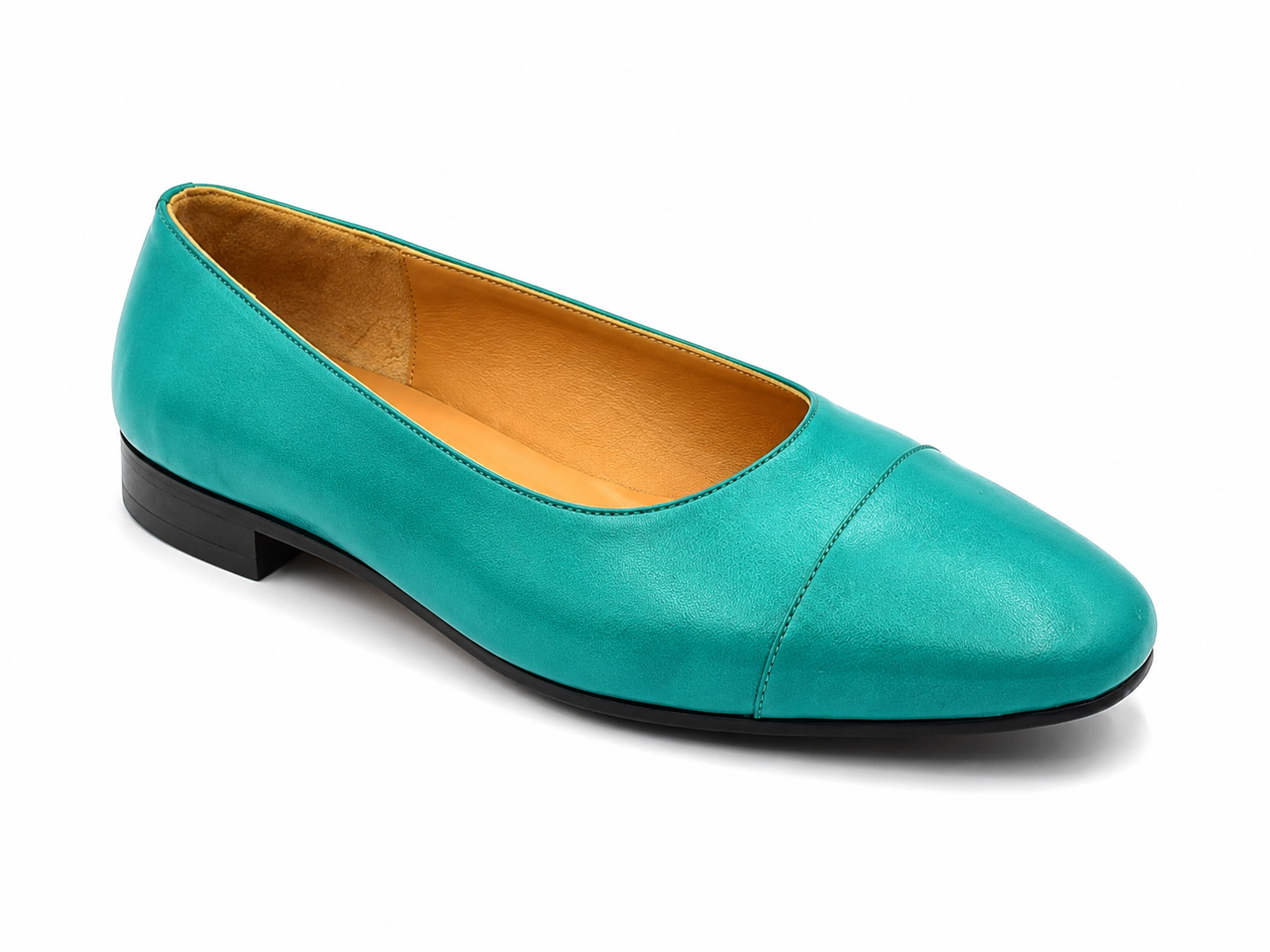 Oscar William Women's Teal Leather Pumps