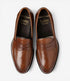 Loake Hornbeam Mahogany Calf Leather Penny Loafers