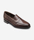 Loake Hornbeam Scorched Walnut Calf Leather Penny Loafers