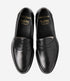 Loake Hornbeam Black Calf Leather Penny Loafers Top View