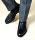 Loake Hornbeam Black Calf Leather Penny Loafers Life Style