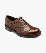 Loake Edward Seared Mahogany Brogue Shoes | Men's Leather Shoes