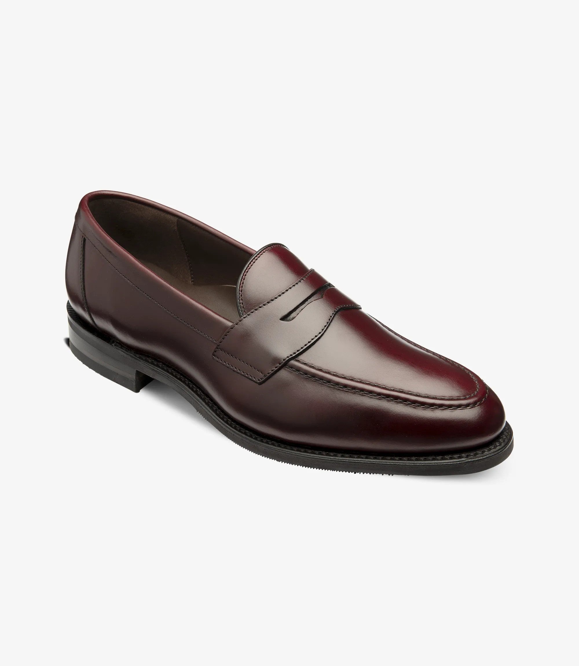 Loake Imperial Burgundy Leather Penny Loafers