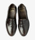 Loake Imperial Dark Brown Leather Penny Loafers Top View