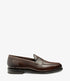 Loake Imperial Dark Brown Grain Leather Penny Loafers