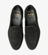 Loake Imperial Black Suede Penny Loafers Top View