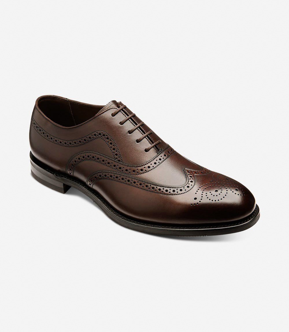 Loake Castlegate Scorched Walnut Brogue Shoes | Men's Leather Shoes