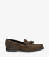 Loake Locke Brown Suede Tassel Loafers Side View