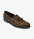 Loake Locke Brown Suede Tassel Loafers Front View
