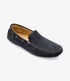 Loake Donington Navy Suede Driving Loafers Front View