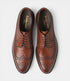 Loake Birkdale Conker Brown Brogue Derby Shoes | Men's Leather Shoes