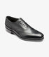 Loake Buckingham Black Leather Brogue Shoes | Handmade in England
