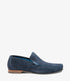 Loake Nicholson Navy Suede Loafers Top View Side View