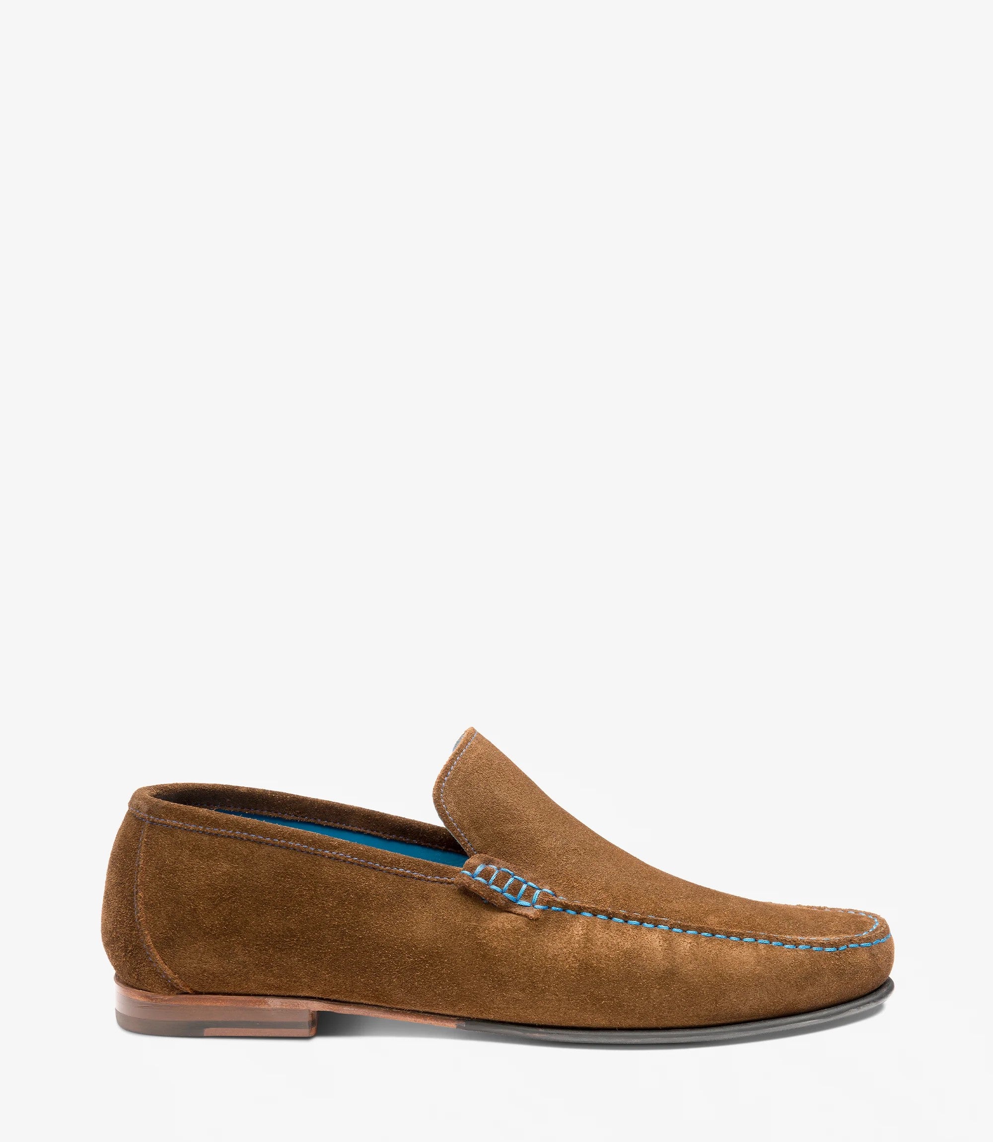 Loake Nicholson Polo Suede Loafers | Men's Luxury Suede Loafers Side View