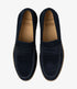 Loake Lucca Navy Suede Penny Loafers | Men's Smart Casual Shoes Top View
