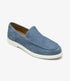 Loake Tuscany Light Blue Suede Loafers Front View