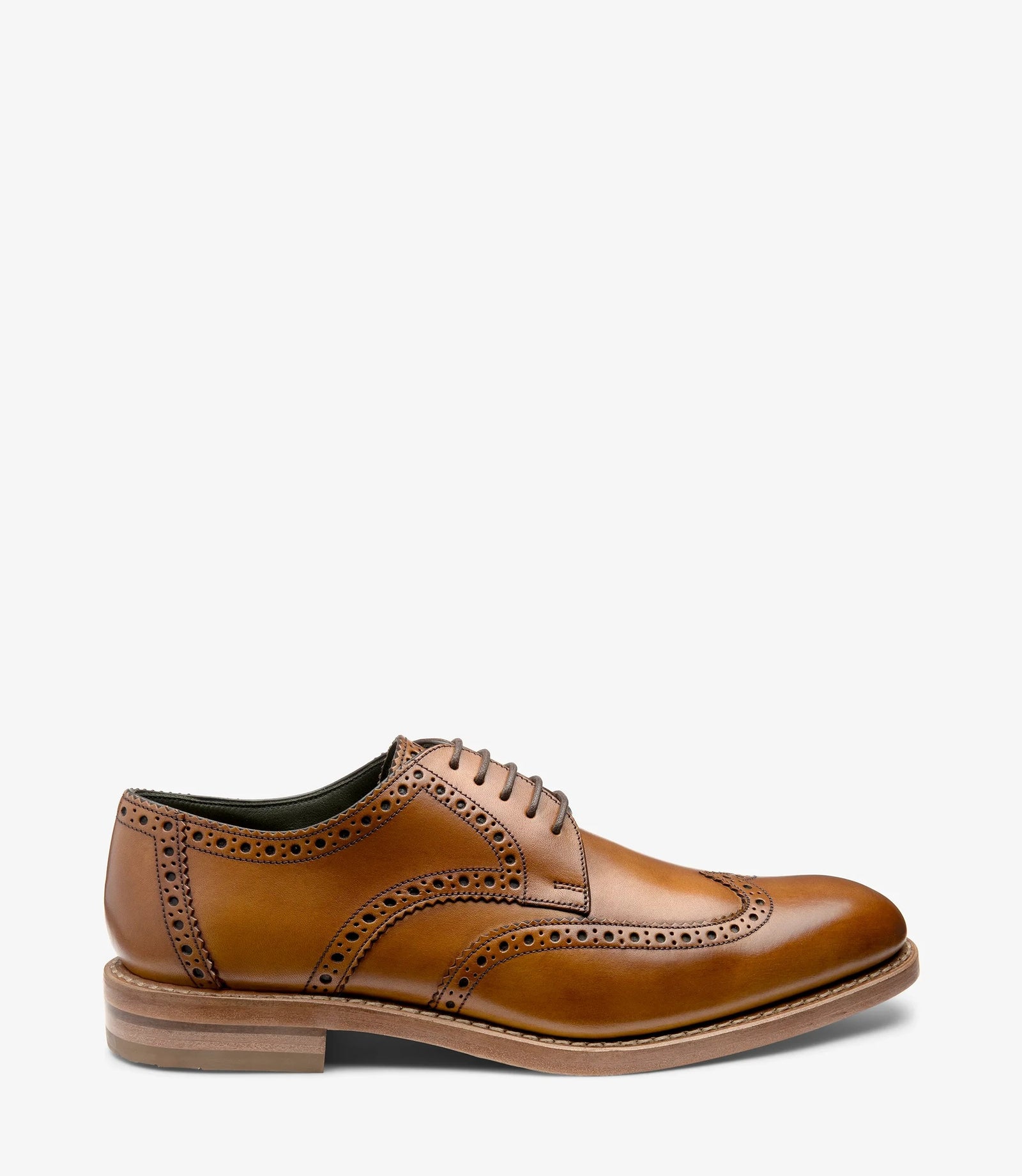 Loake Rankin Tan Leather Brogue Shoes | Men's Business Shoes
