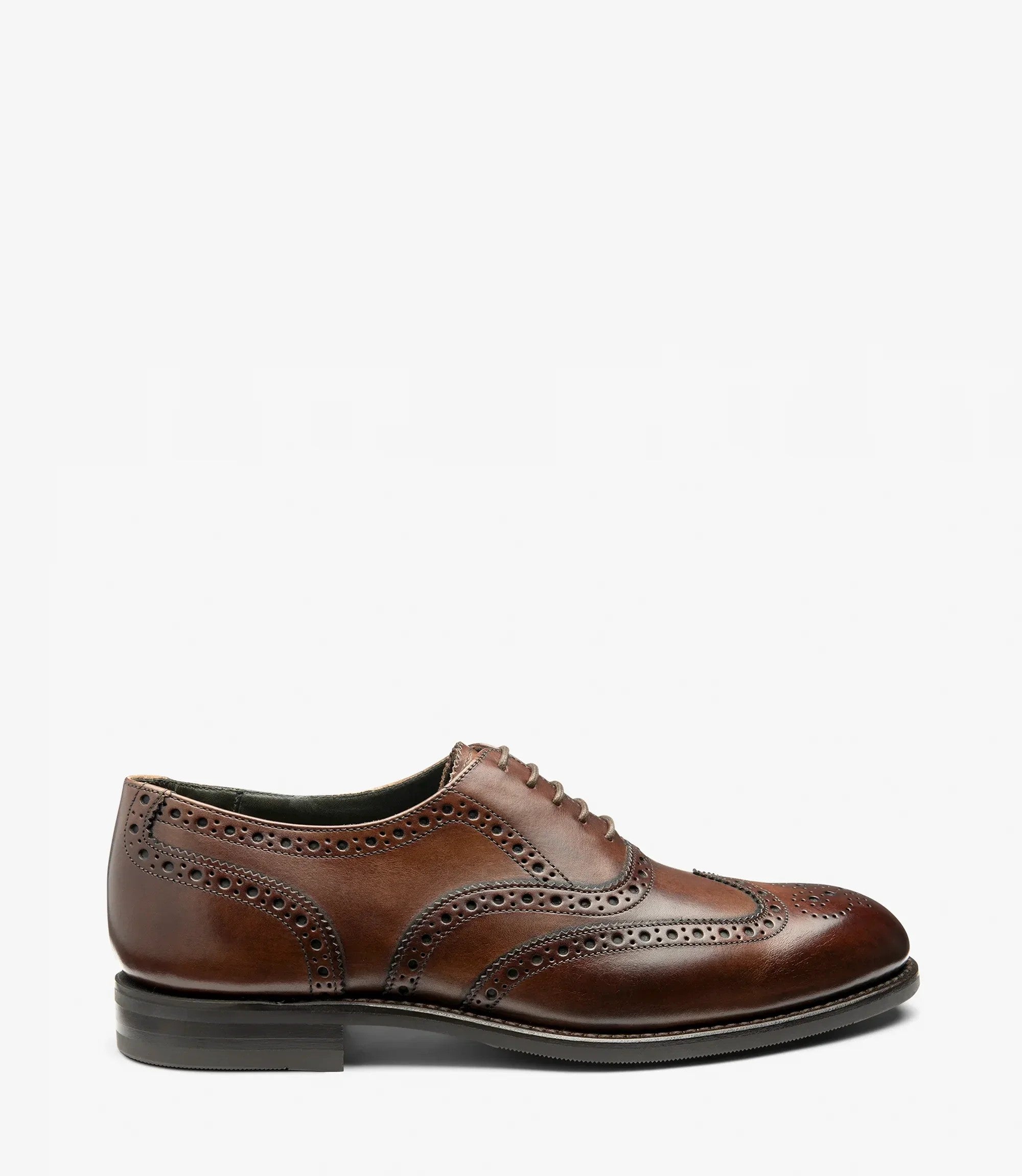 Loake Hepworth Brown Leather Brogue Shoes | Men's Dress Shoes