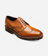 Loake Perseus Tan Leather Brogue Shoes | Men's Formal Shoes