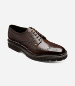 Loake Perseus Dark Brown Leather Brogue Shoes | Men's Formal Shoes