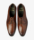 Loake Gosling Plain Toe Dark Brown Patina Shoes | Men's Leather Shoes