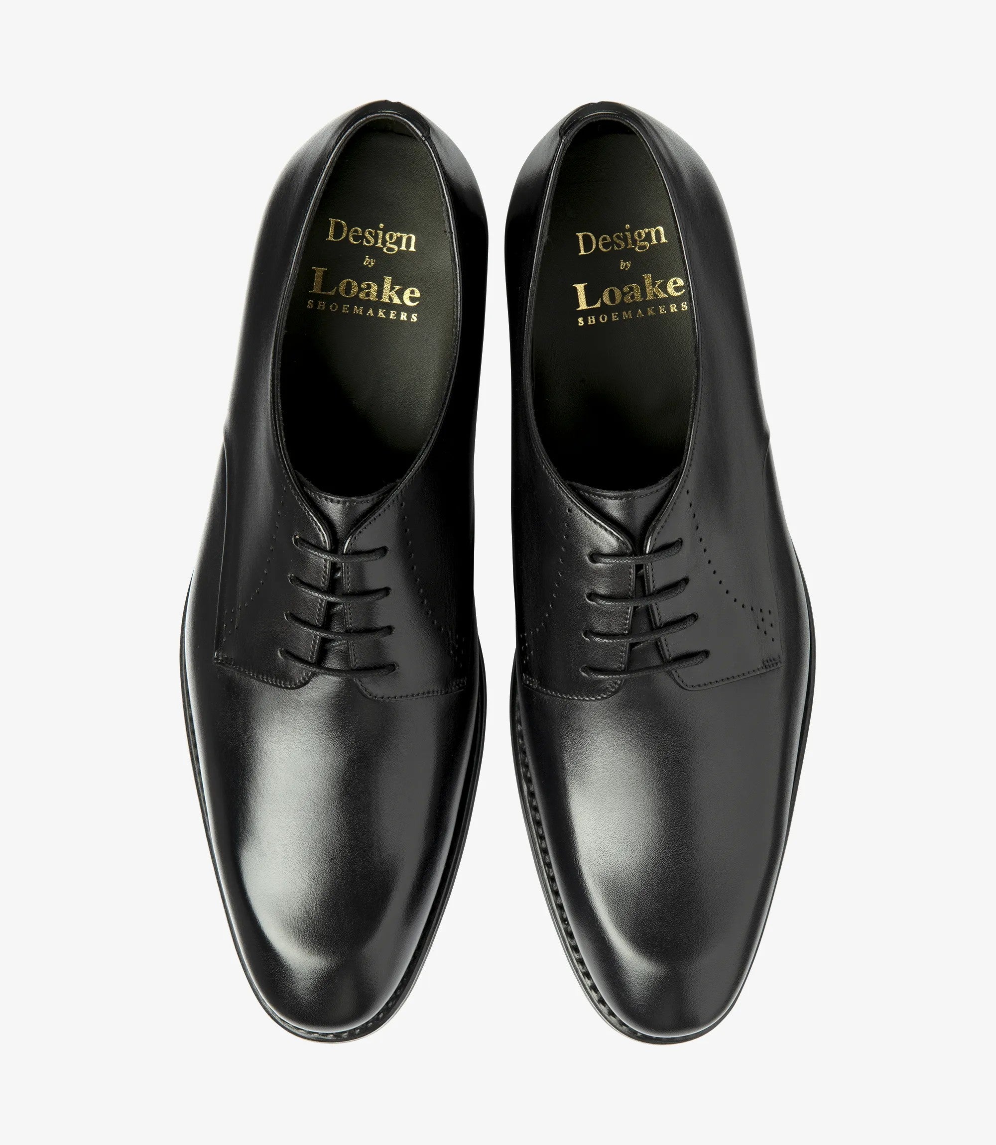 Loake Gosling Black Leather Brogue Shoes | Men's Formal Shoes
