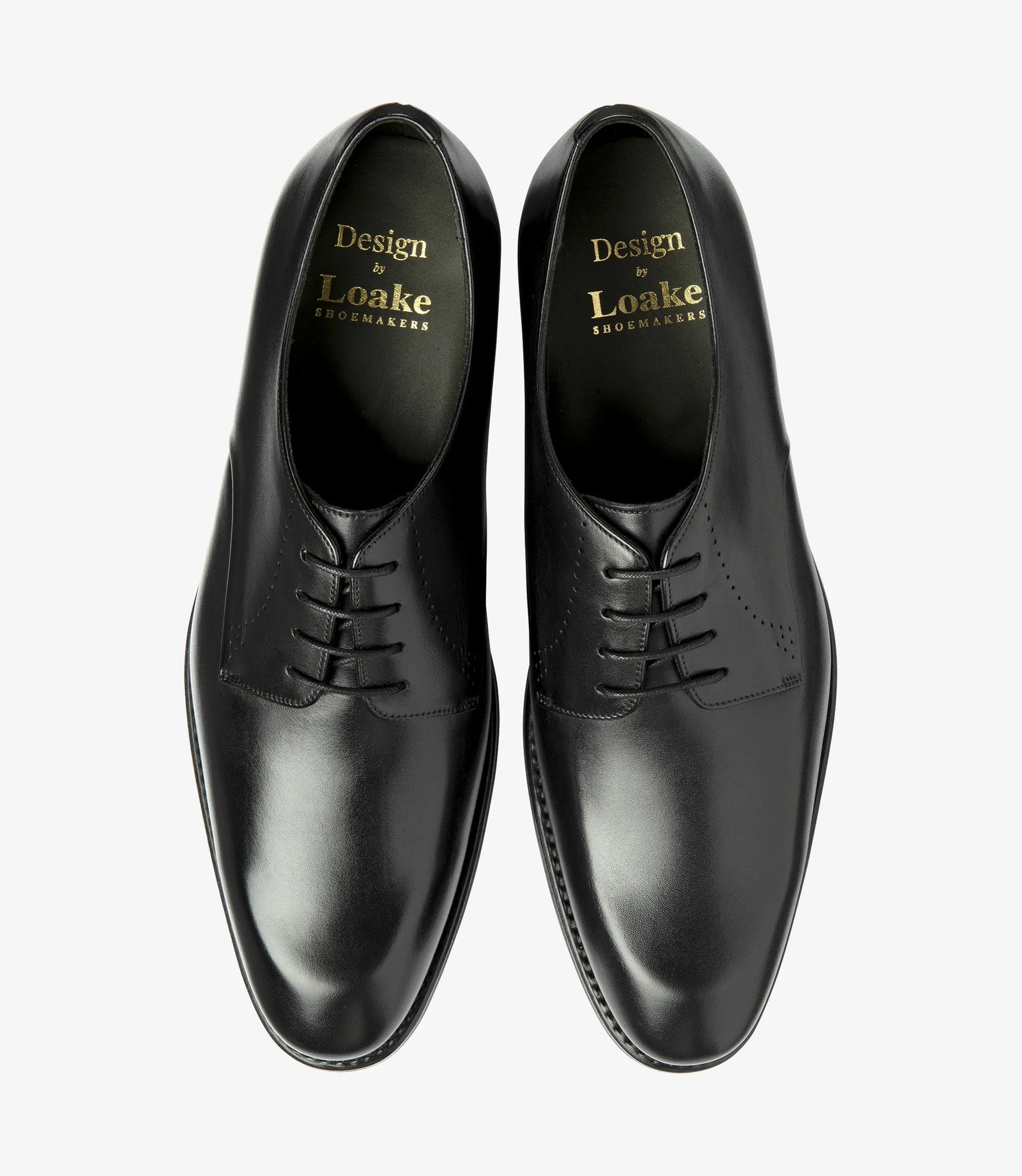 Loake Gosling Black Leather Brogue Shoes | Men's Formal Shoes