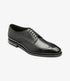 Loake Bale Black Patina Leather Brogue Shoes | Men's Formal Brogues