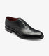 Loake Kerridge Black Oxford Brogue Shoes | Shadow Sole