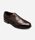 Loake 302 Dark Brown Brogue Shoes | Goodyear Welted