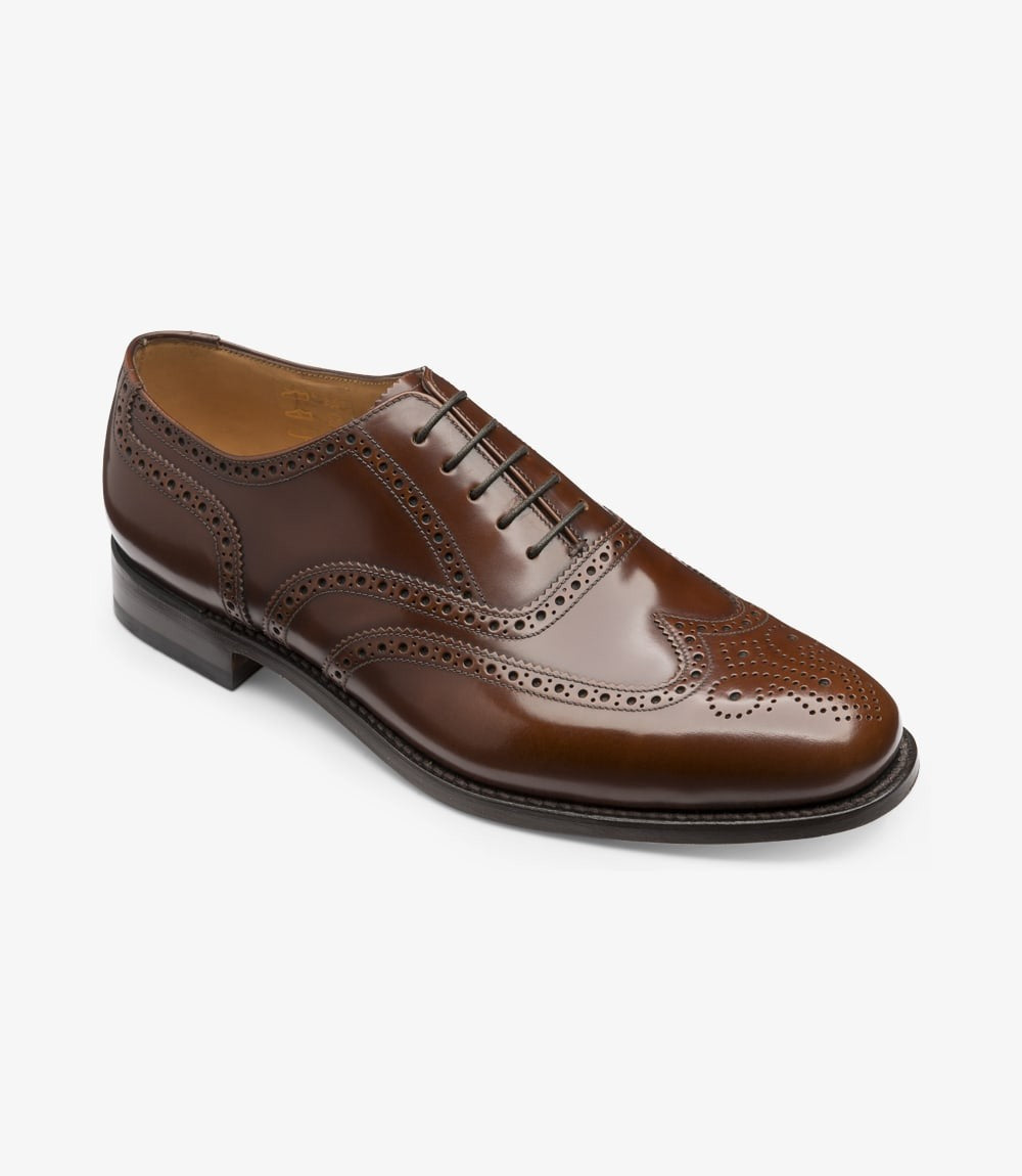 Loake 202 Brown Brogue Shoes | Goodyear Welted Leather