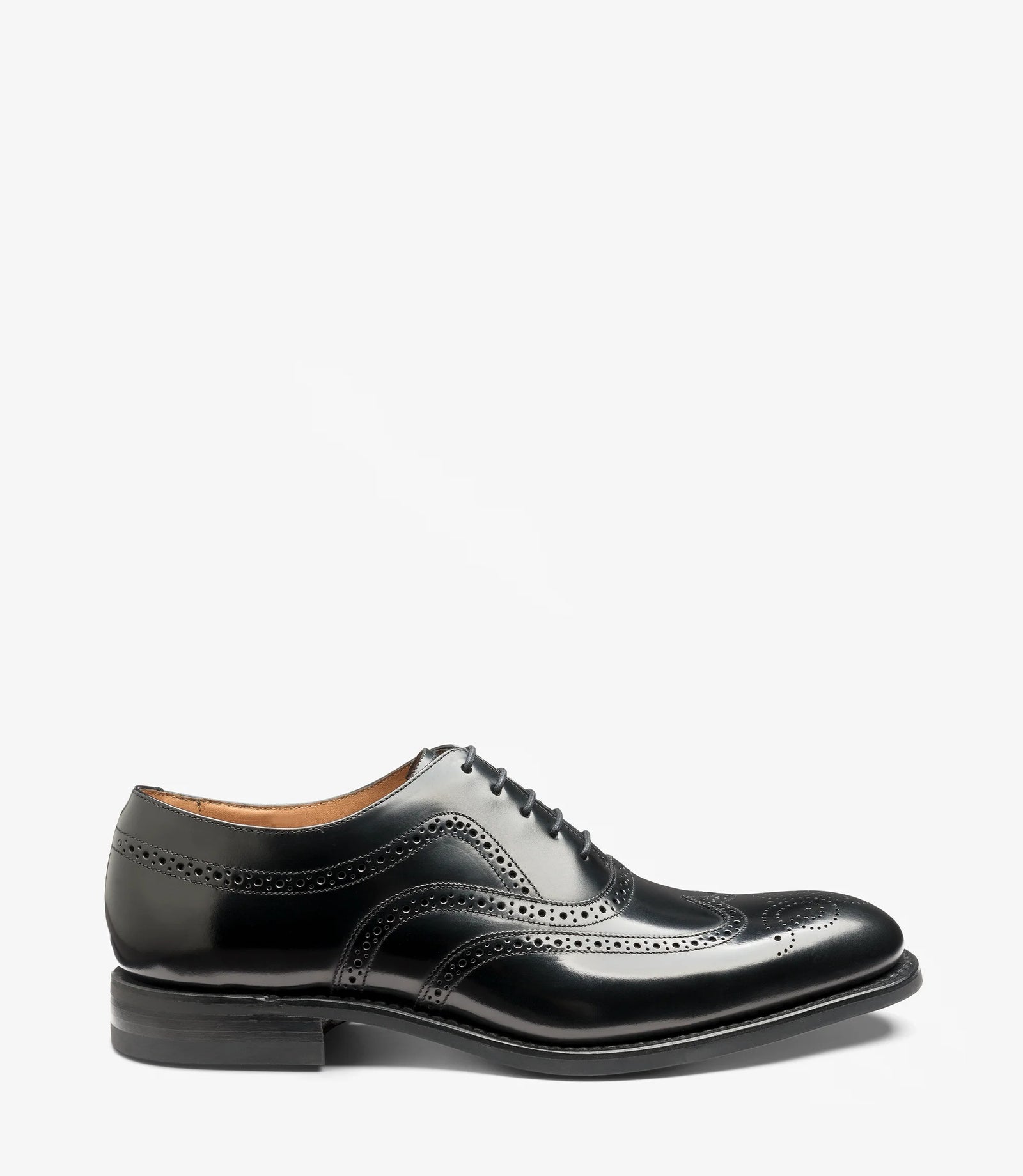 Loake Bloomsbury Black Brogue Shoes | Men's Business Shoes