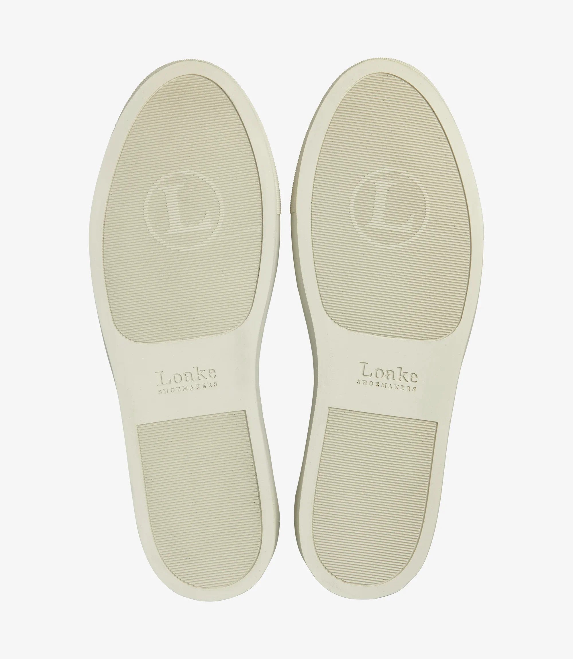 Loake Sprint White Leather Sneakers Sole Detail