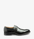 Loake 357 Black Monk Strap Shoes | Calf Leather