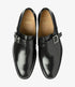 Loake 357 Black Monk Strap Shoes | Calf Leather