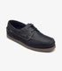 Loake Lymington Navy Nubuck Boat Shoes