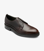 Loake Fernsby Dark Brown Waxy Leather Derby Shoes