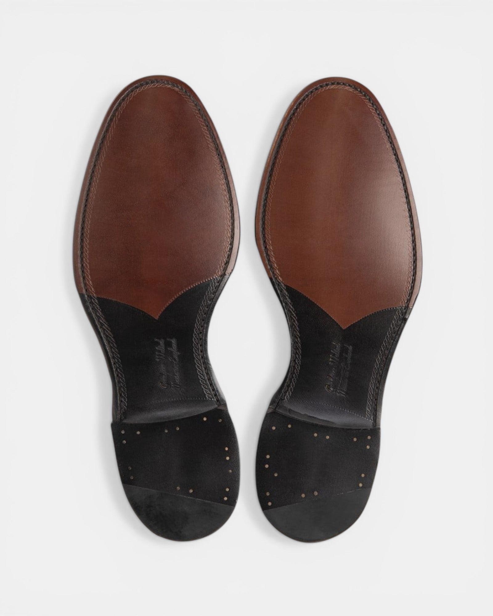 Loake Stonegate Dark Brown Oxford Shoes | Men's Toe Cap Sole View